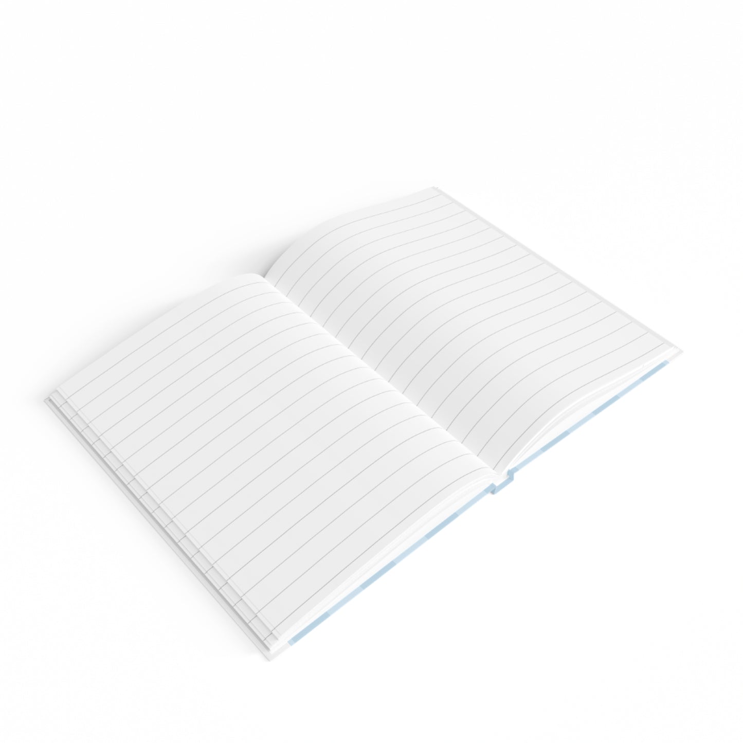 Notebook | Blue Gingham Patterned Checkered Notebook - Perfect for Note-taking, Writing, Sketching, Gift for Students, Writers, Birthday