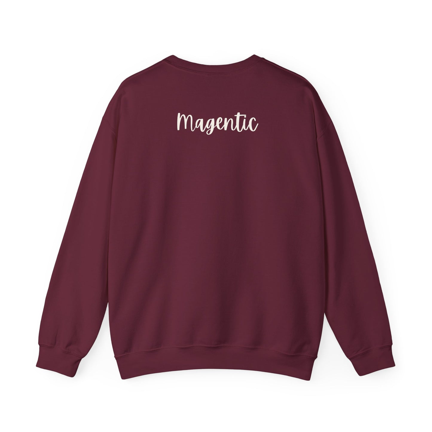Crewneck | Rose Magnetic– Soft Unisex Layer for Romantic Energy & Subtle Power